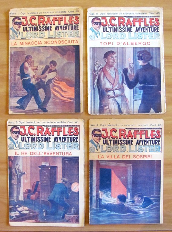J. C. RAFFLES ultimissime avventure di Lord Lister - Raccolta …