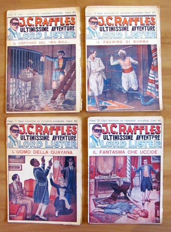 J. C. RAFFLES ultimissime avventure di Lord Lister - Raccolta …