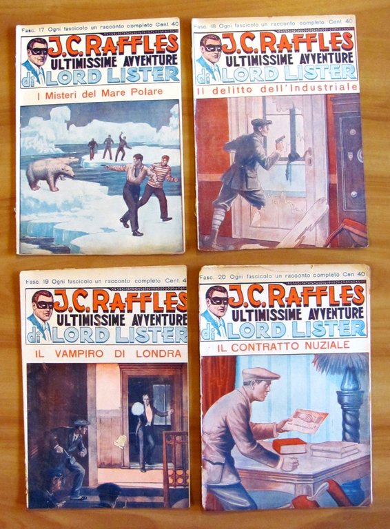 J. C. RAFFLES ultimissime avventure di Lord Lister - Raccolta …