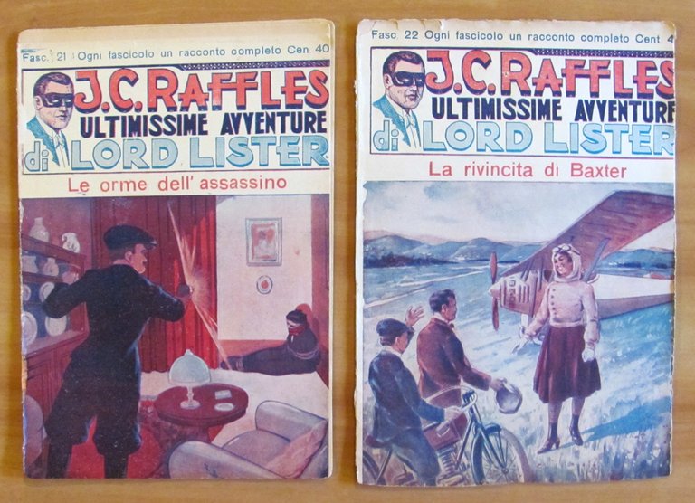 J. C. RAFFLES ultimissime avventure di Lord Lister - Raccolta …