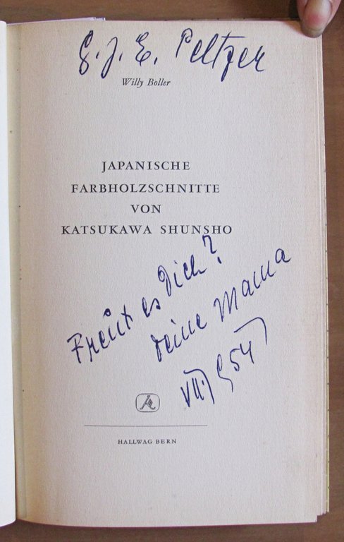 JAPANISCHE HOLZSCHNITTE VON KATSUKAWA SHUNSHO