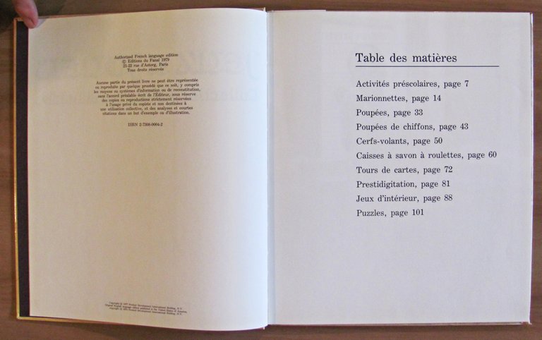 JEUX ET JOUETS - Collection Artisanat et Loisirs, 1979