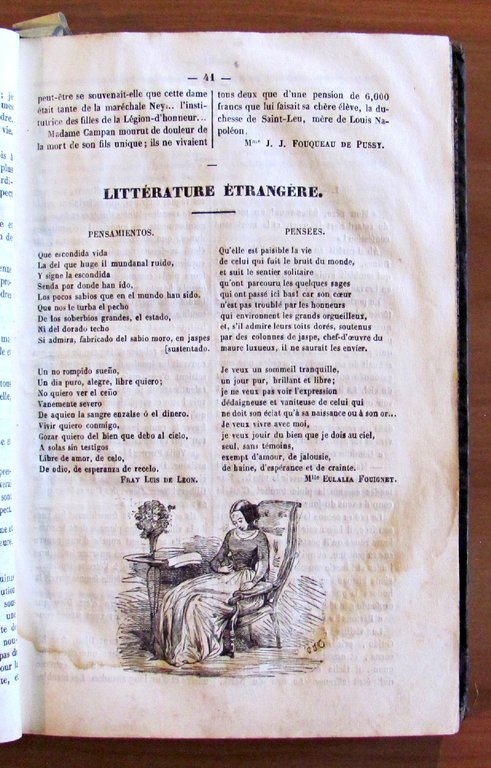 JOURNAL DES DEMOISELLES (18 ANNO)