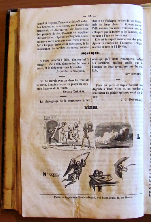 JOURNAL DES DEMOISELLES (18 ANNO)