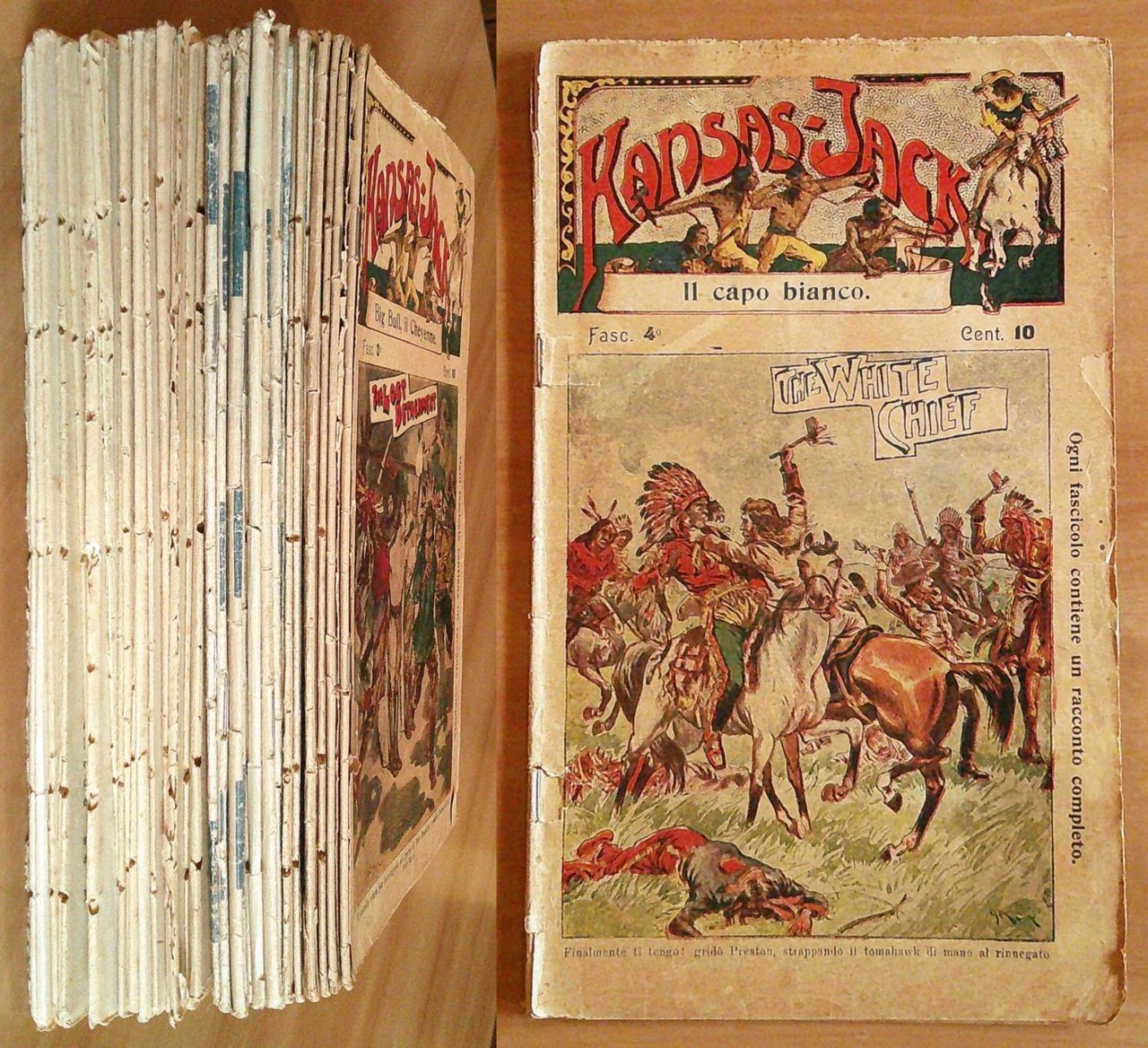 KANSAS JACK, 1909 - 40 Fascicoli - COMPLETO