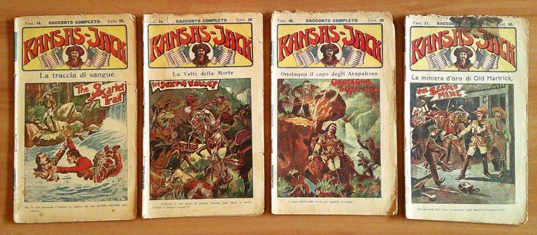 KANSAS JACK, 1909 - 40 Fascicoli - COMPLETO