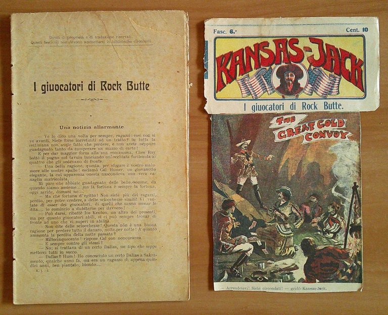 KANSAS JACK, 1909 - 40 Fascicoli - COMPLETO