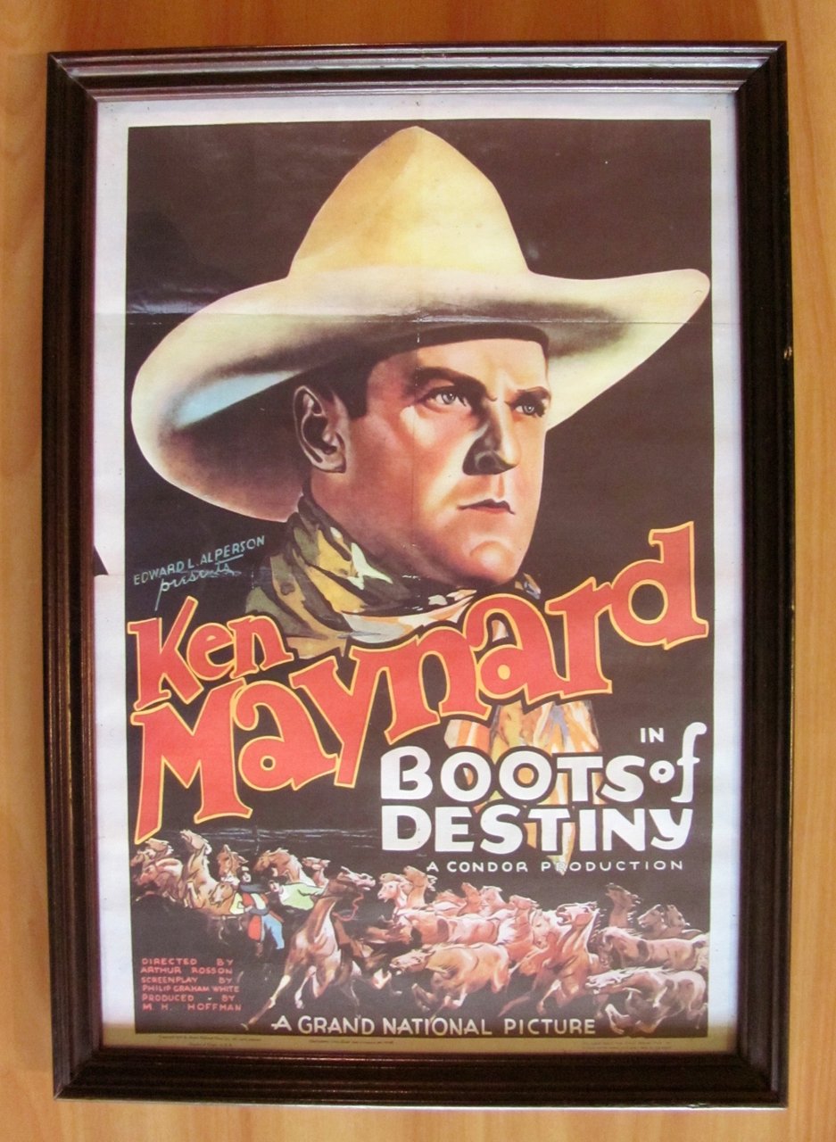 KEN MAYNARD IN BOOTS OF DESTINY - Stampa in cornice …