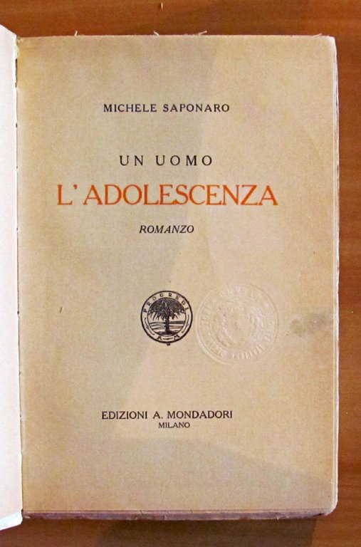 L'ADOLESCENZA - UN UOMO