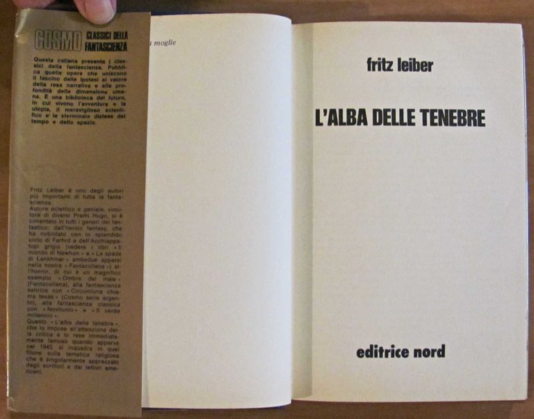 L'ALBA DELLE TENEBRE - Cosmo Oro, I ed. 1978