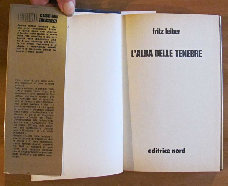 L'ALBA DELLE TENEBRE - Cosmo Serie Oro, I ed. 1978