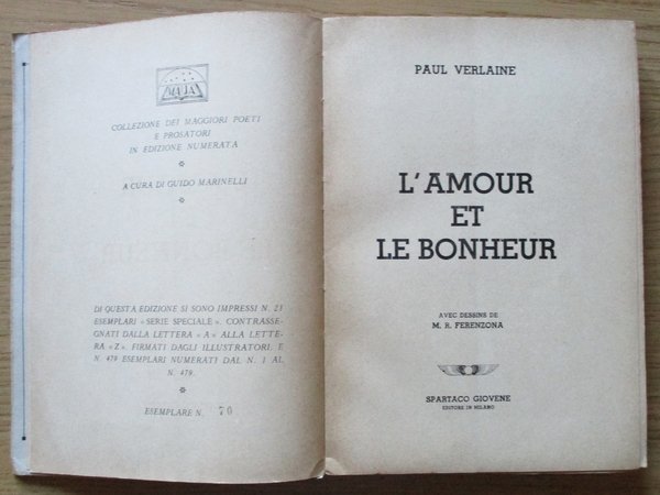 L'AMOUR ET LE BONHEUR