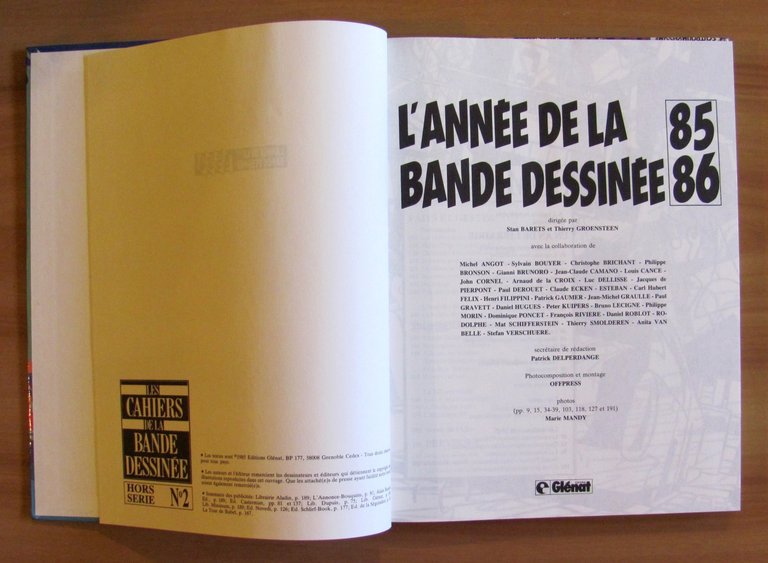 L'ANNEE DE LA BANDE DESSINEE 85-86