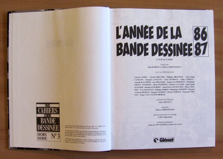 L'ANNEE DE LA BANDE DESSINEE 86-87