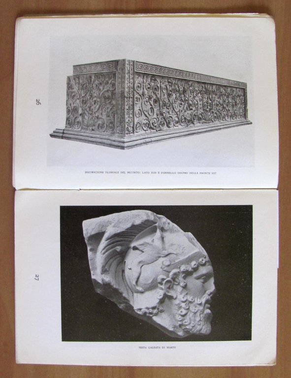 L'ARA PACIS AUGUSTAE - I ed. 1938 con 27 Tavole