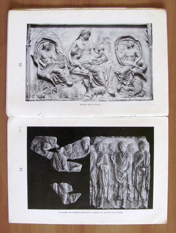 L'ARA PACIS AUGUSTAE - I ed. 1938 con 27 Tavole