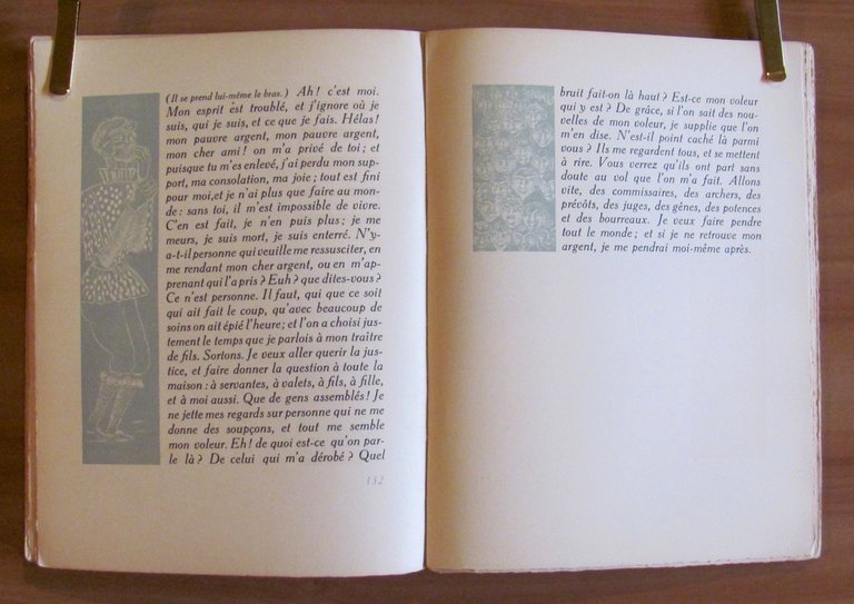 L'AVARE. 1931 - ill. Theo SCHMIED - Tirat. Limitata