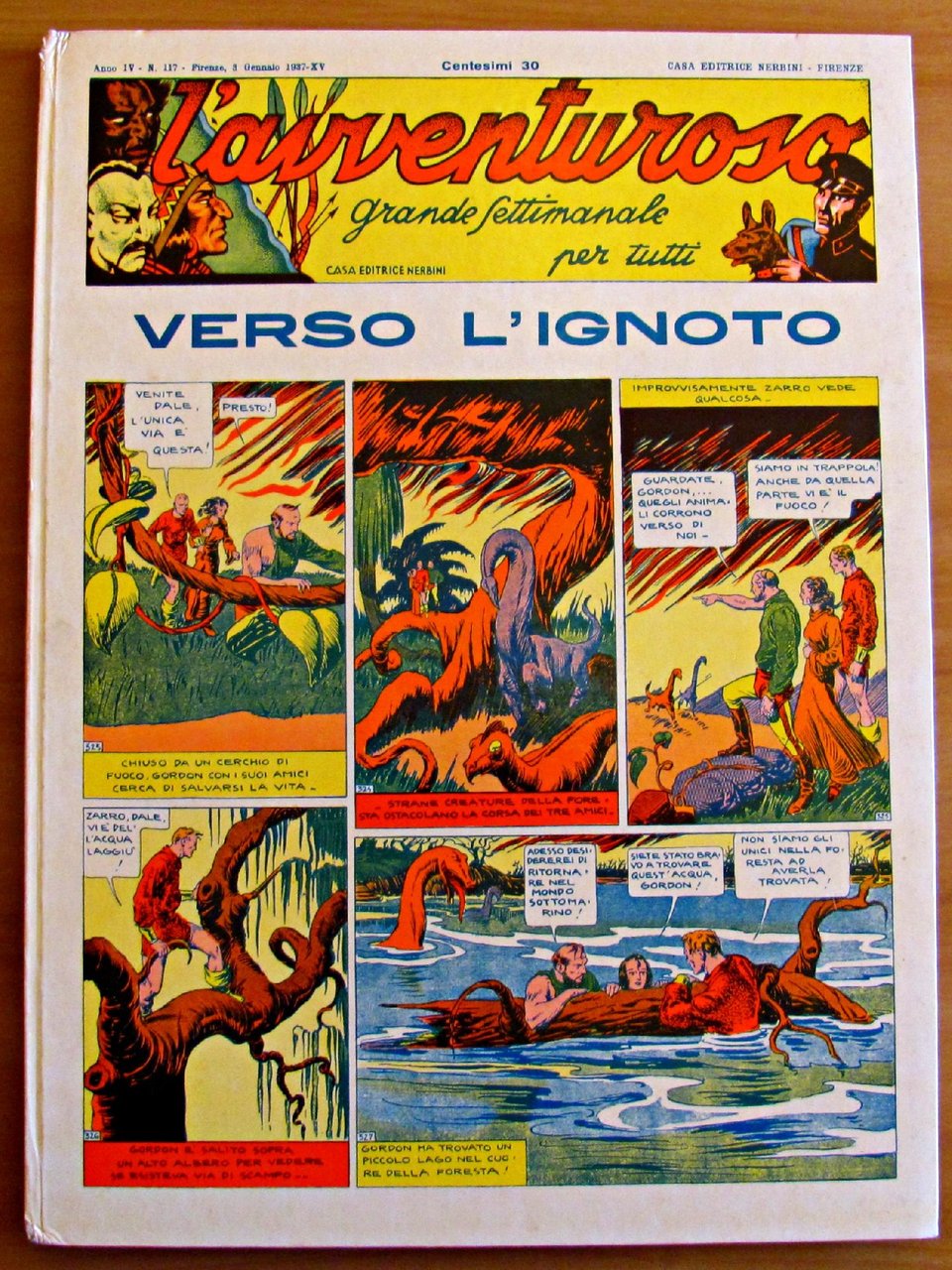 L'AVVENTUROSO - ANNO IV N.117 - I semestre 1937