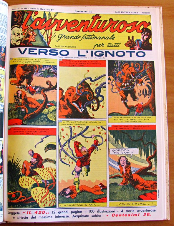L'AVVENTUROSO - ANNO IV N.117 - I semestre 1937