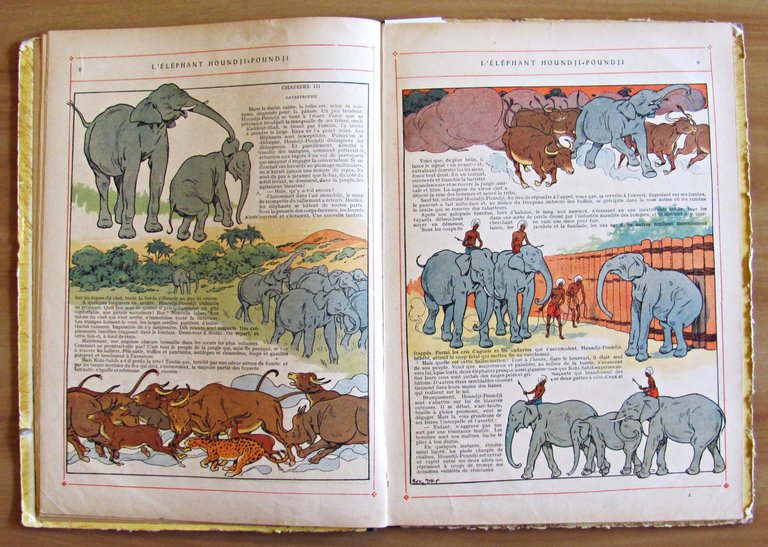 L'ELEPHANT HOUNDJI-POUNDJI, 1928 - ill. MORIN