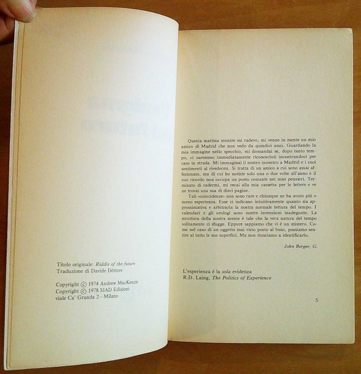 L'ENIGMA DEL FUTURO - Collana Nuovi Mondi, 1978