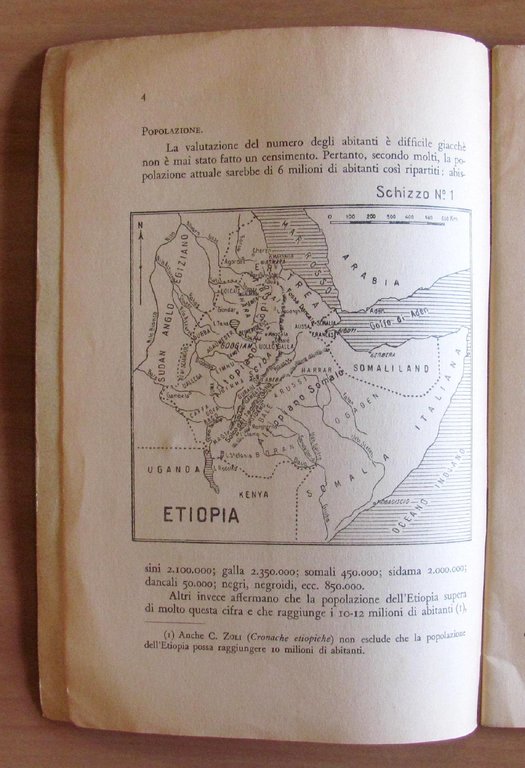 L'ETIOPIA - Estratto dalla "RIVISTA DI FANTERIA" Anno II, N.4