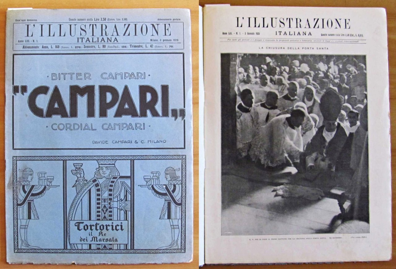 L'ILLUSTRAZIONE ITALIANA - 3 Gennaio 1926 - Chiusura della Porta … | Immagine principale