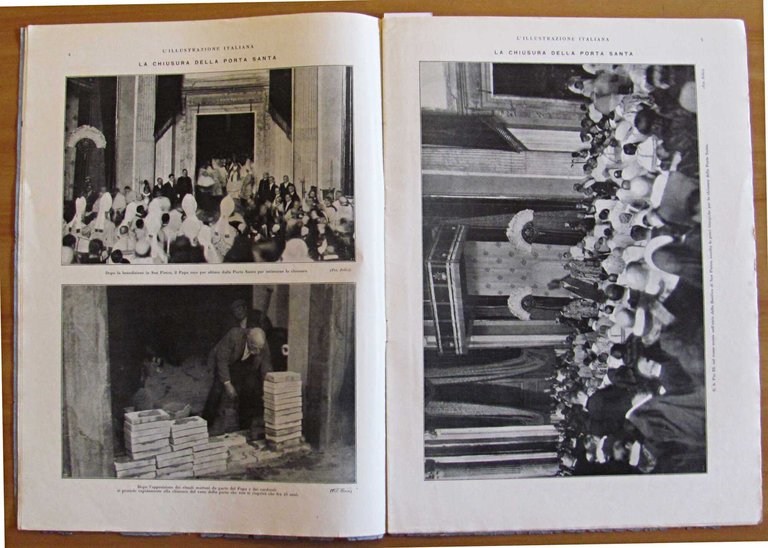 L'ILLUSTRAZIONE ITALIANA - 3 Gennaio 1926 - Chiusura della Porta … | Immagine Gallery 3