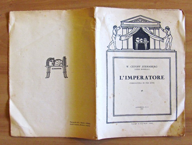 L'IMPERATORE - Caricatura in tre atti