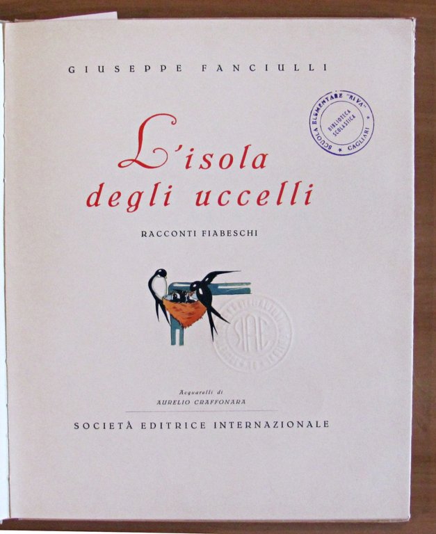 L'ISOLA DEGLI UCCELLI e LO SPAVENTAPASSERI