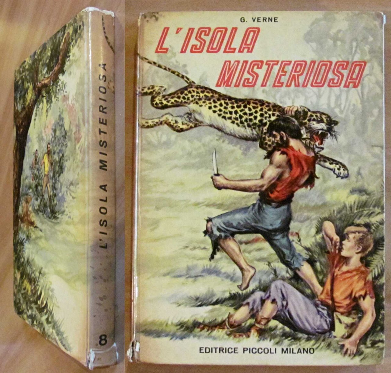 L'ISOLA MISTERIOSA - Biblioteca La Ginestra - ill. VETTOR