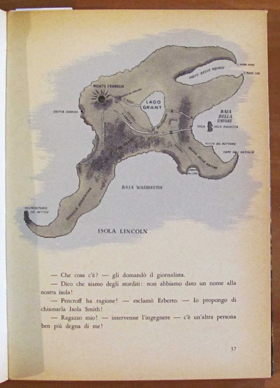 L'ISOLA MISTERIOSA - Biblioteca La Ginestra - ill. VETTOR