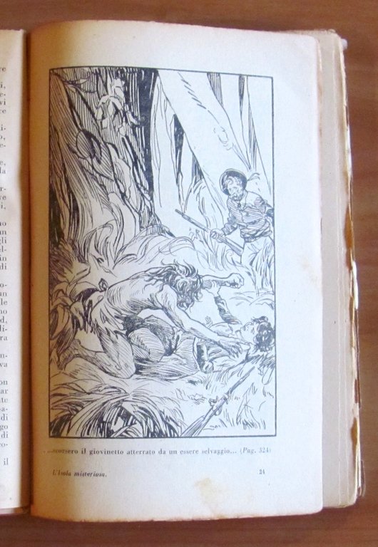 L'ISOLA MISTERIOSA, 1928 - ill. RIVOLO