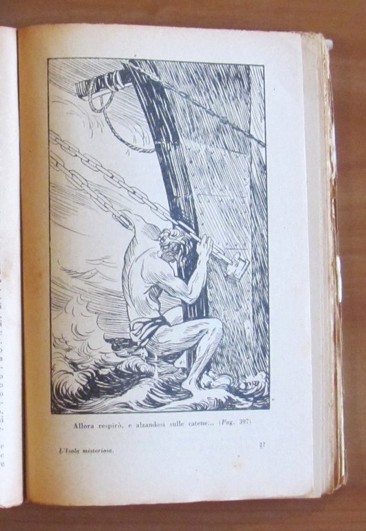 L'ISOLA MISTERIOSA, 1928 - ill. RIVOLO