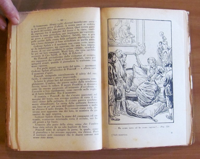 L'ISOLA MISTERIOSA, 1928 - ill. RIVOLO