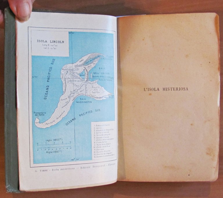L'ISOLA MISTERIOSA Collana I Grandi Autori - ill. FABBI