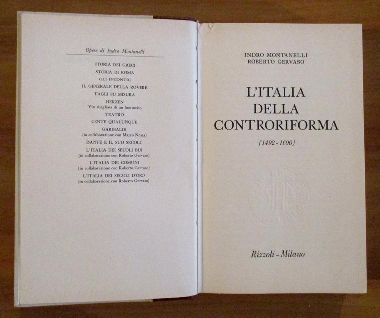 L'ITALIA DELLA CONTRORIFORMA (1492-1600)