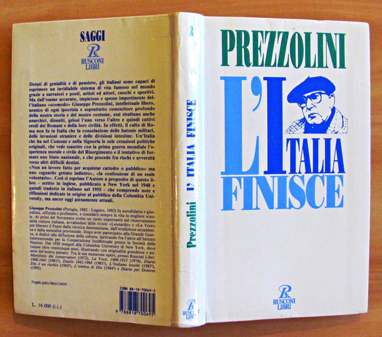 L'ITALIA FINISCE - ECCO QUEL CHE RESTA - Collana SAGGI