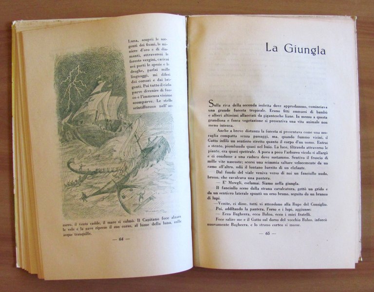 L'ITINERARIO MAGICO da Pinocchio e Robinson, I ed. 1944 ill. …