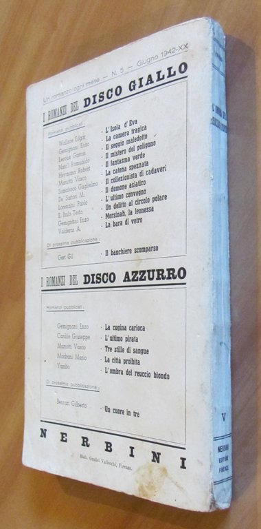 L'OMBRA DEL REUCCIO BIONDO - I Romanzi del Disco Azzurro …