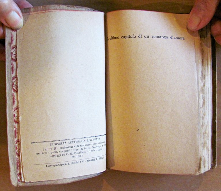 L'OSPITE MISTERIOSO - Coll. I Romanzi della Realtà N.4, 1920