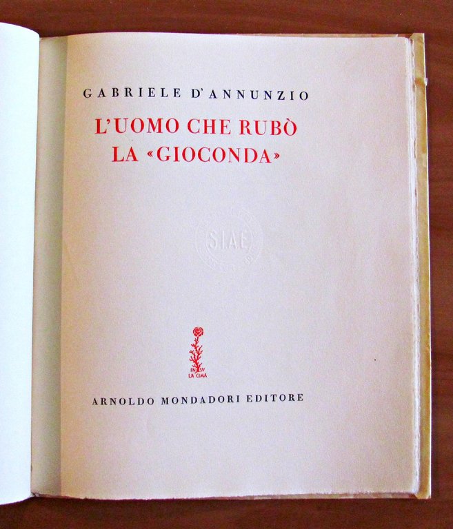 L'UOMO CHE RUBO' LA GIOCONDA