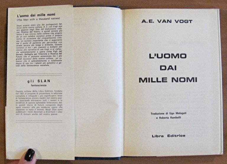 L'UOMO DAI MILLE NOMI - Collana Gli SLAN N.50, I …