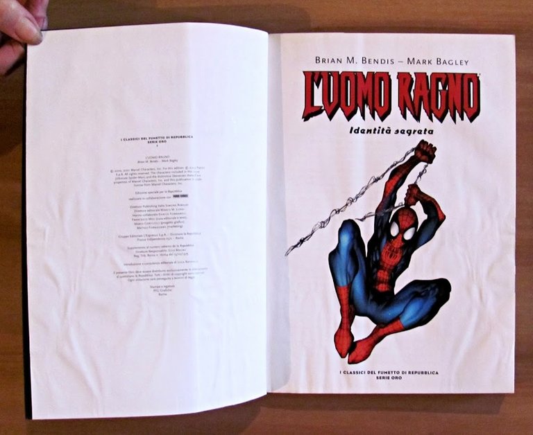 L'UOMO RAGNO IDENTITA' SEGRETA - Coll. I Classici del Fumetto …