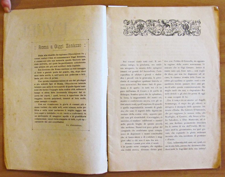 L'URBE - Bollettino dell'Associazione Fra i Romani, Aprile 1922 | Immagine Gallery 2