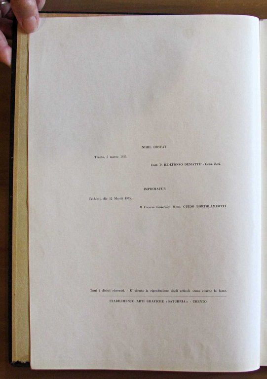 LA BADIA DI S. LORENZO - TEMPIO CIVICO, 1955 | Immagine Gallery 3