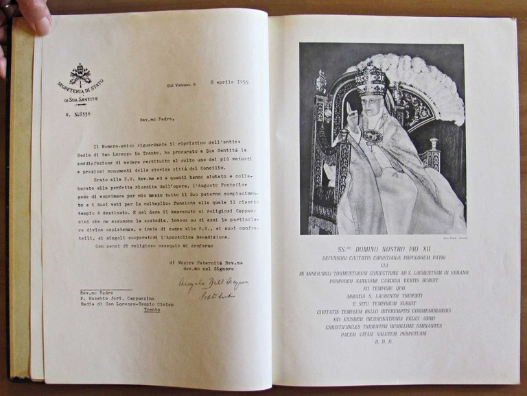 LA BADIA DI S. LORENZO - TEMPIO CIVICO, 1955 | Immagine Gallery 4