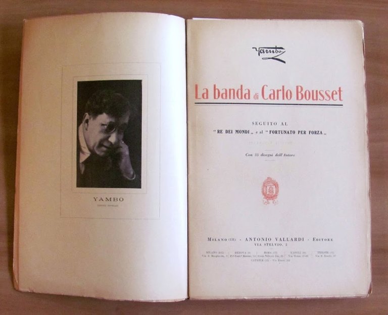 LA BANDA DI CARLO BOUSSET, I edizione 1926