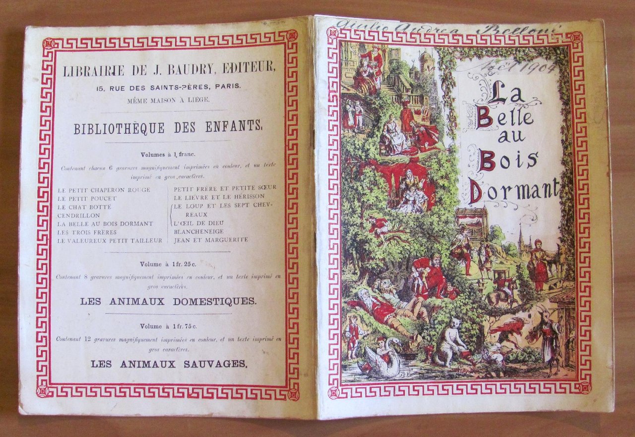 LA BELLE AU BOIS DORMANT - Bibliothèque des Enfants