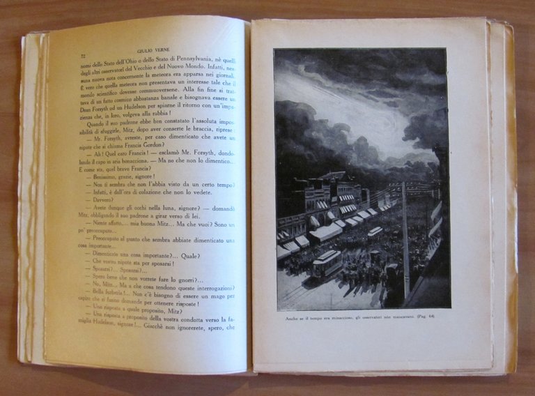 LA CACCIA ALLA METEORA - Viaggi straordinari, 1931 - ill. …